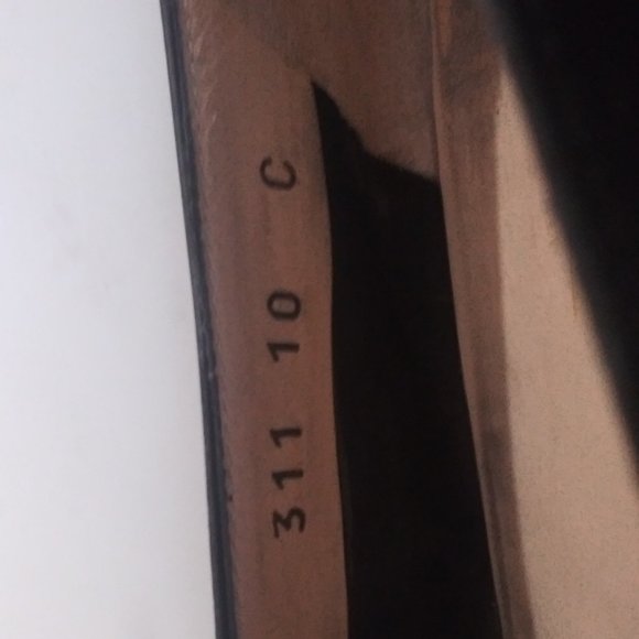 Ferragamo Business Boutique Shoes Size 10 C Alligatorlike Brown Leather - Picture 7 of 7